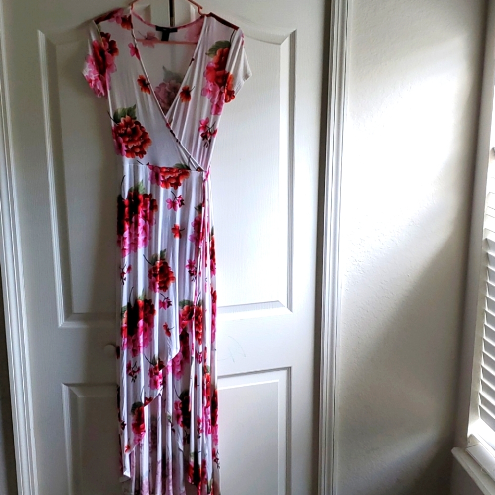 Women's high/low floral maxi dress 👗 🌺